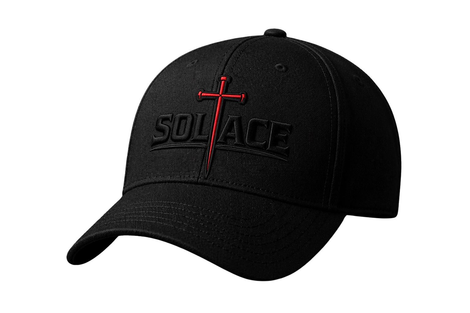 Solace Warrior faith-based apparel baseball cap product photo